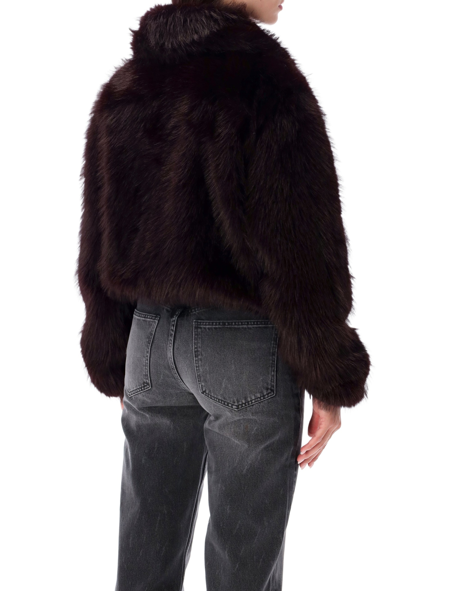 [THE FRANKIE SHOP] Coat FW26 JAFS041292880DARK PLUM