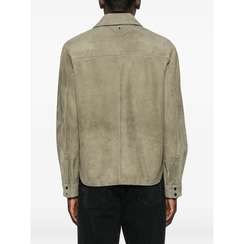 [Santoro] Leather Jacket FW26 51586-U  ARMY
