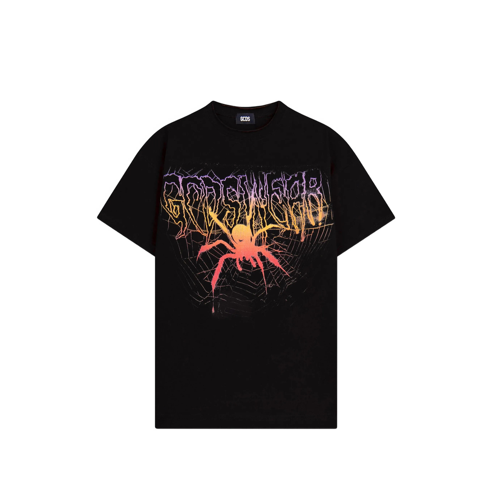 [GCDS] T-shirts Short Sleeve FW26 C2MBQC073J079  BLKOR