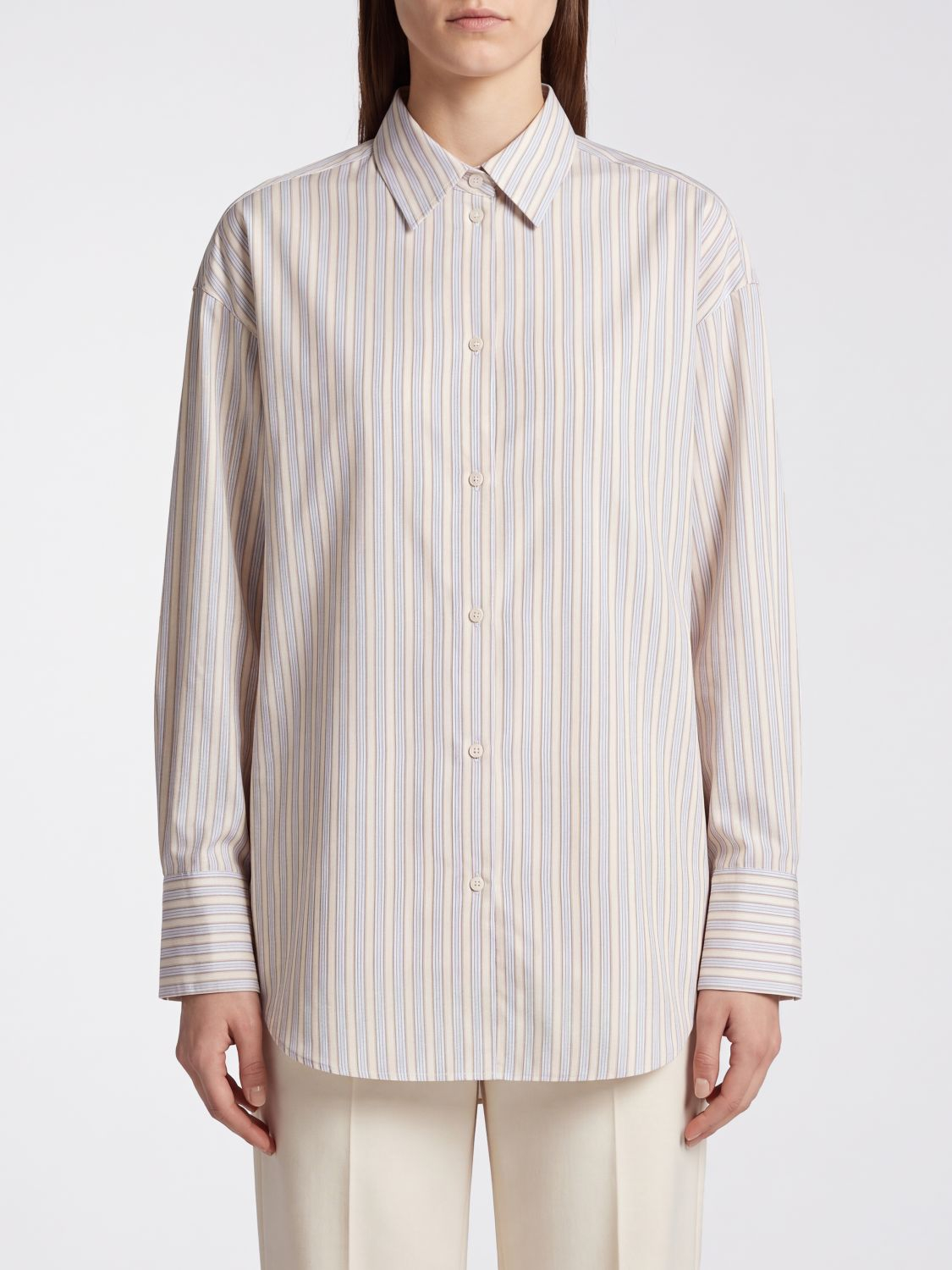 [TOTEME] Shirts Long Sleeve FW26 263WRT0621FB0689 394