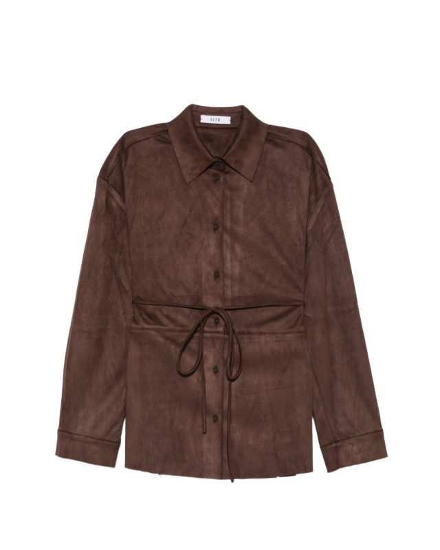 [Eleh] Leather Jacket FW26 EFW260133 094