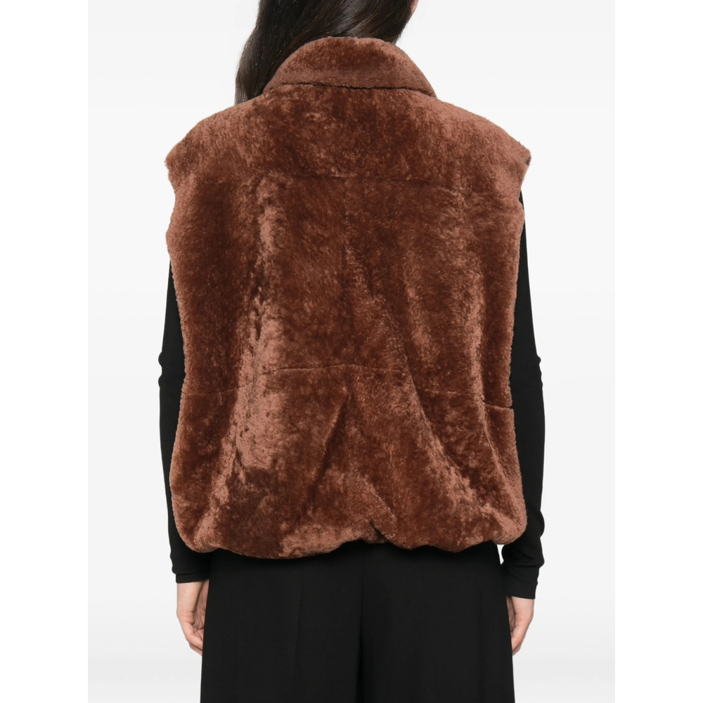 [SIMONETTA RAVIZZA] Vest FW26 F06VT97H39  CUOIO