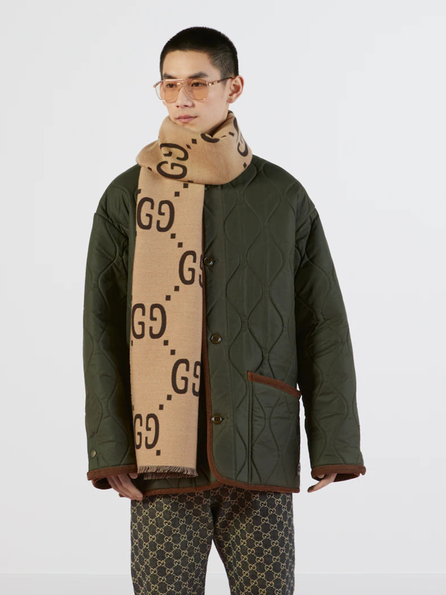 [Gucci] Scarf FW26 4955924G3502179