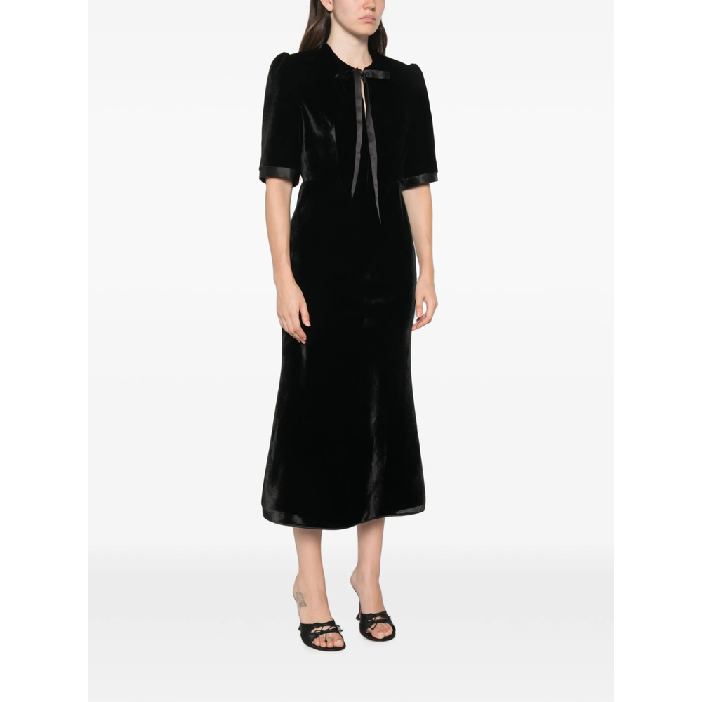 [De Santis] Short sleeve dress FW26 AB189  NERO