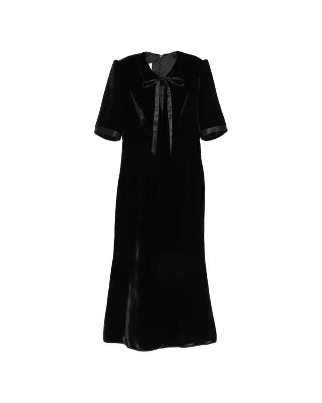 [De Santis] Short sleeve dress FW26 AB189  NERO