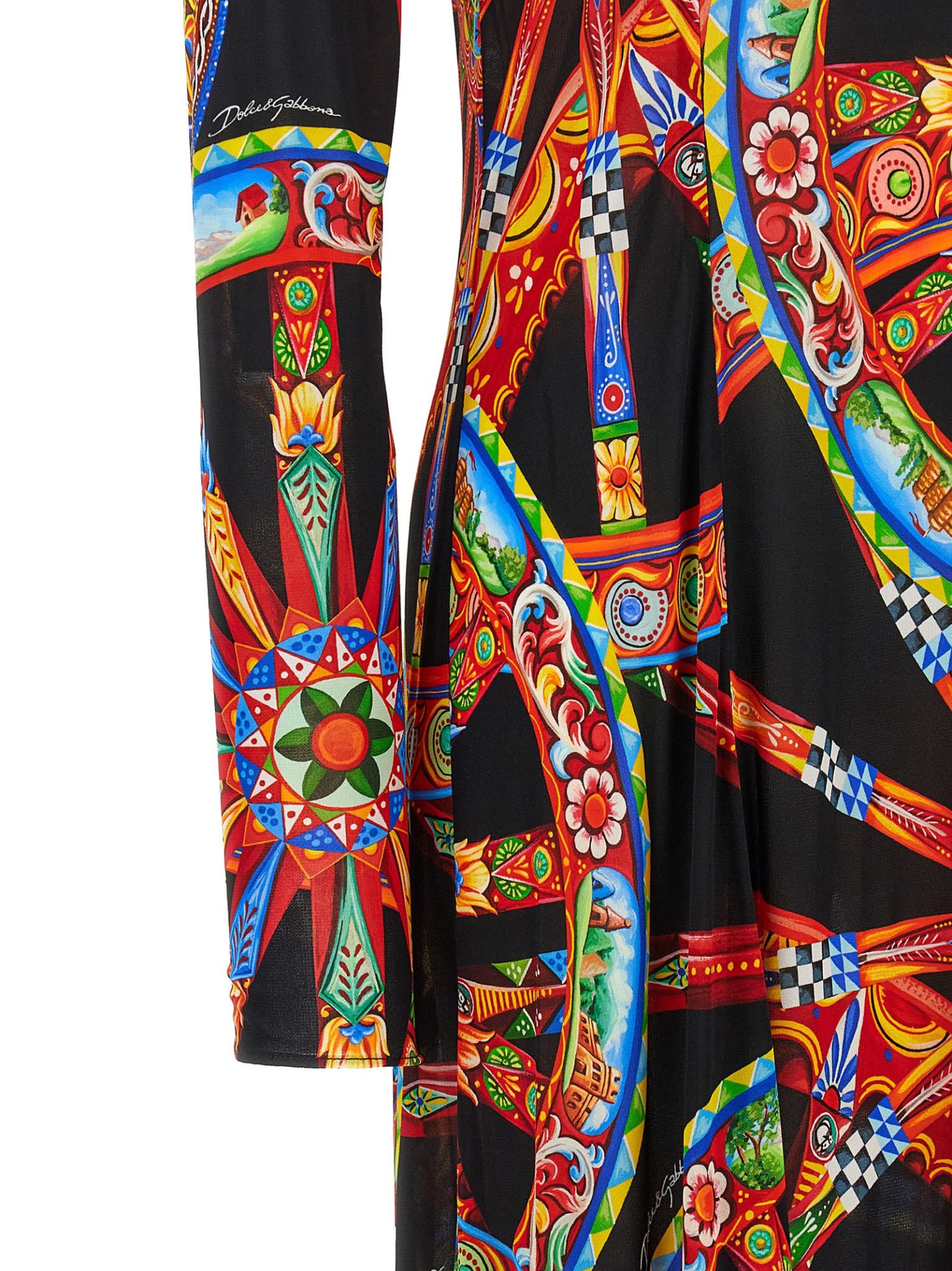 [Dolce & Gabbana] Long sleeve dress FW26 F623QTFS8DTHN6CL