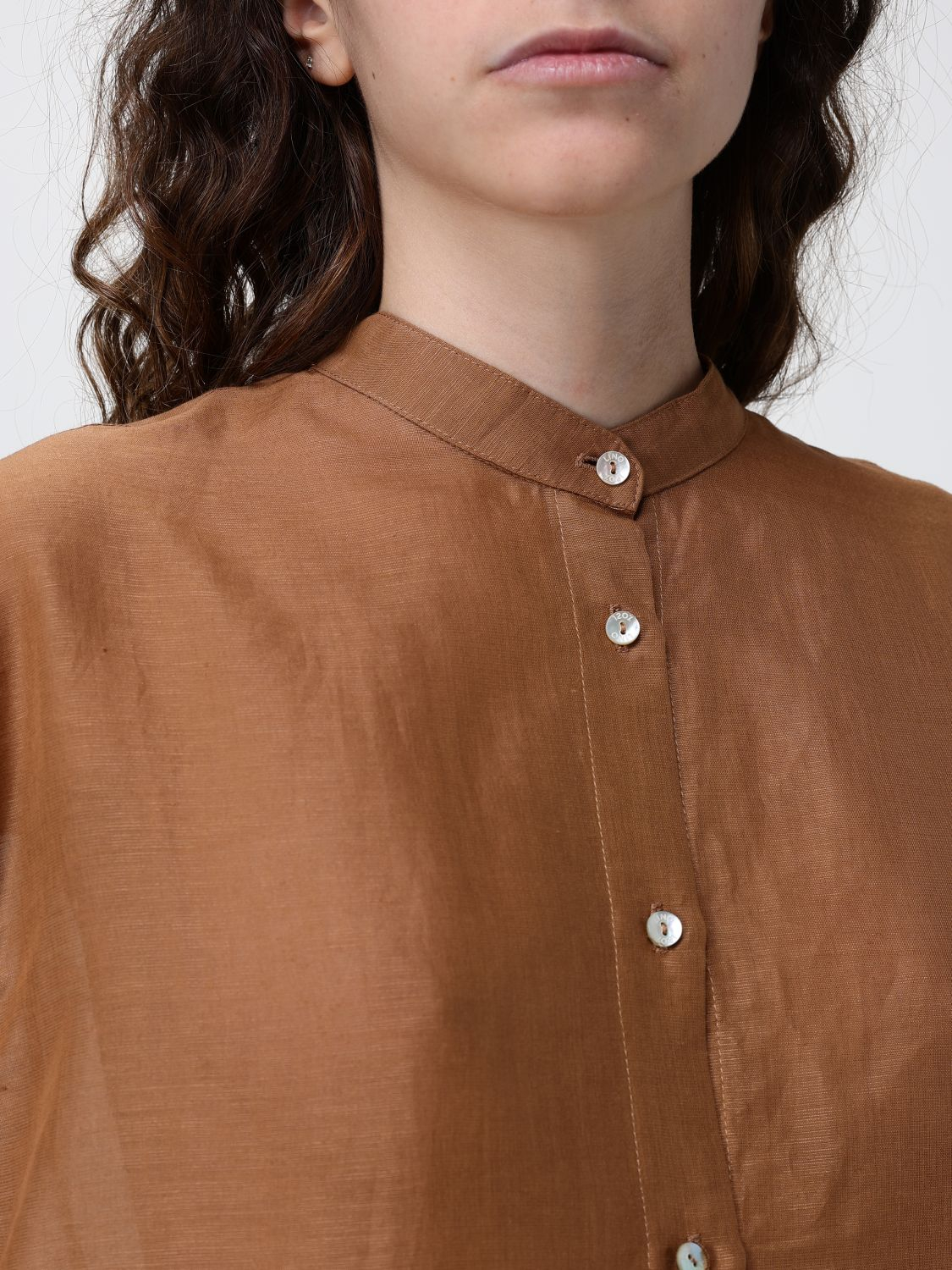 [120% LINO] Shirts Long Sleeve SS26 33BLIW1PLL000G494 700681