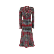 [SELF PORTRAIT] Long sleeve dress FW26 AW26146MR RED