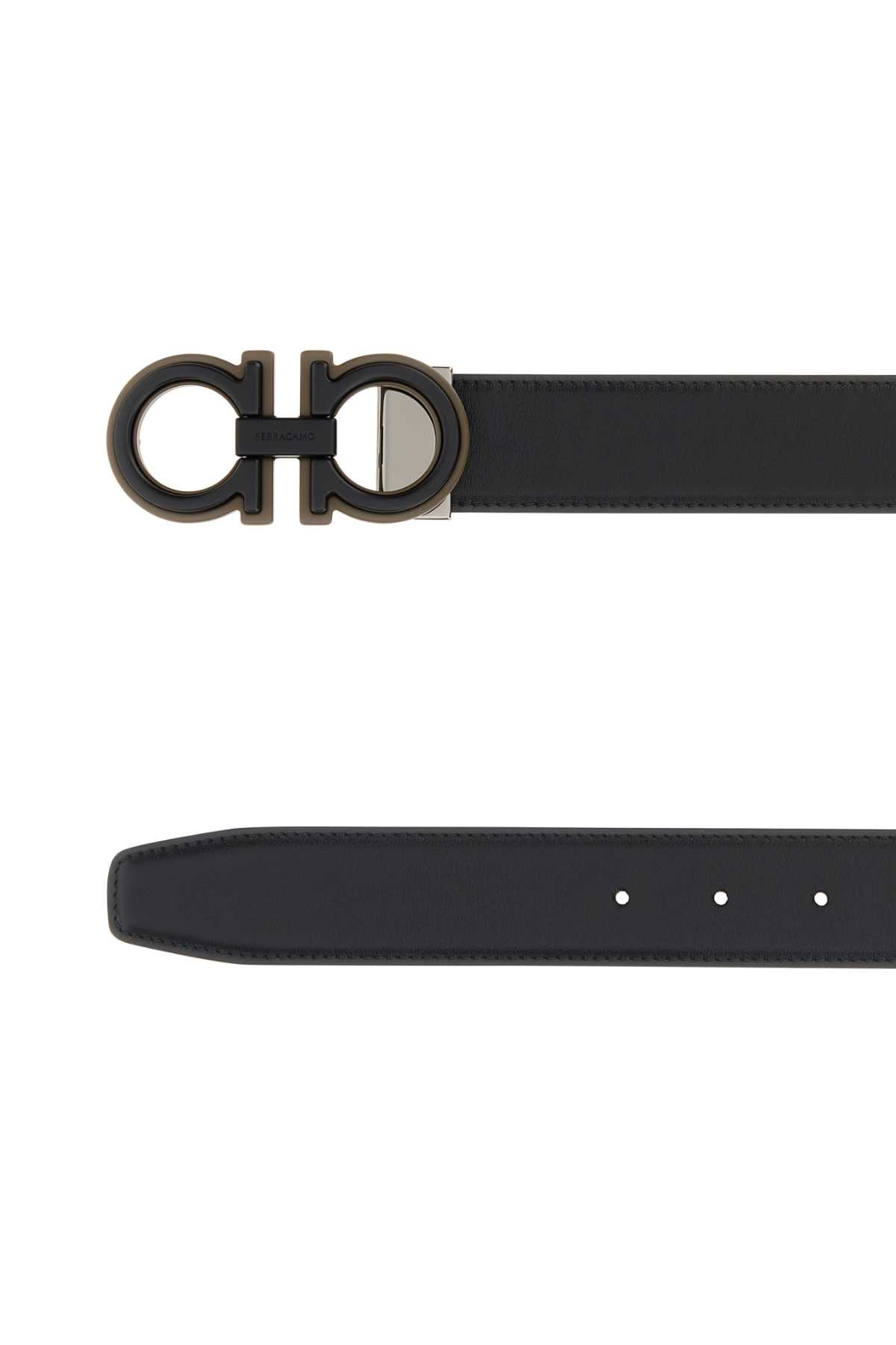 [Salvatore Ferragamo] Belt FW26 67A254797486 NEROSOYSEED