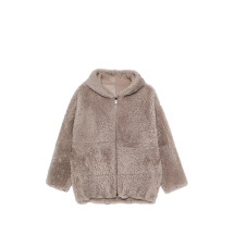 [SIMONETTA RAVIZZA] Leather Jacket FW26 F06JA440H33  TORTO
