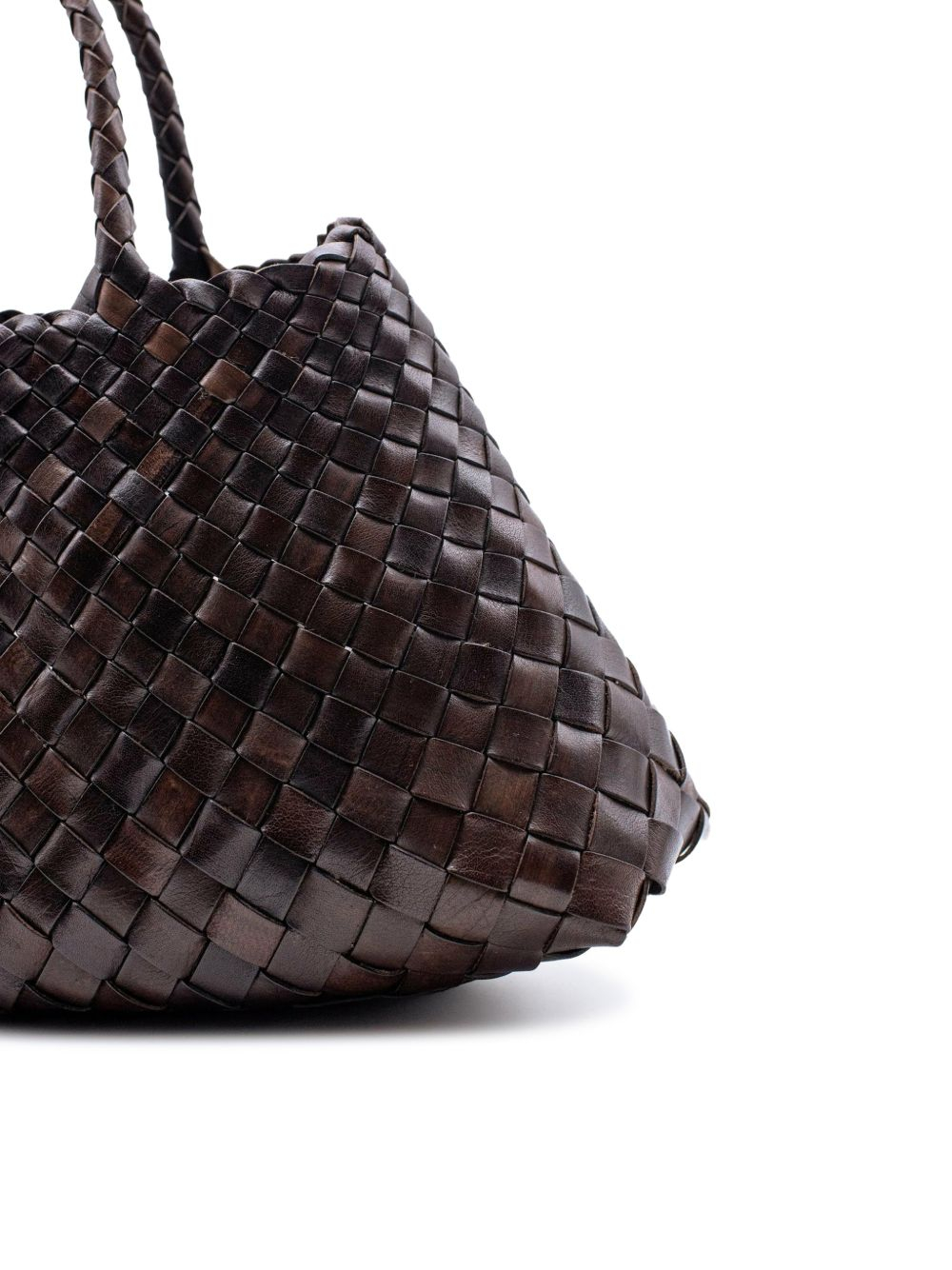 [DRAGON DIFFUSION] Shoulder bag FW26 DGW68893 8893 SANTA CROCE SMALL DKBROWN