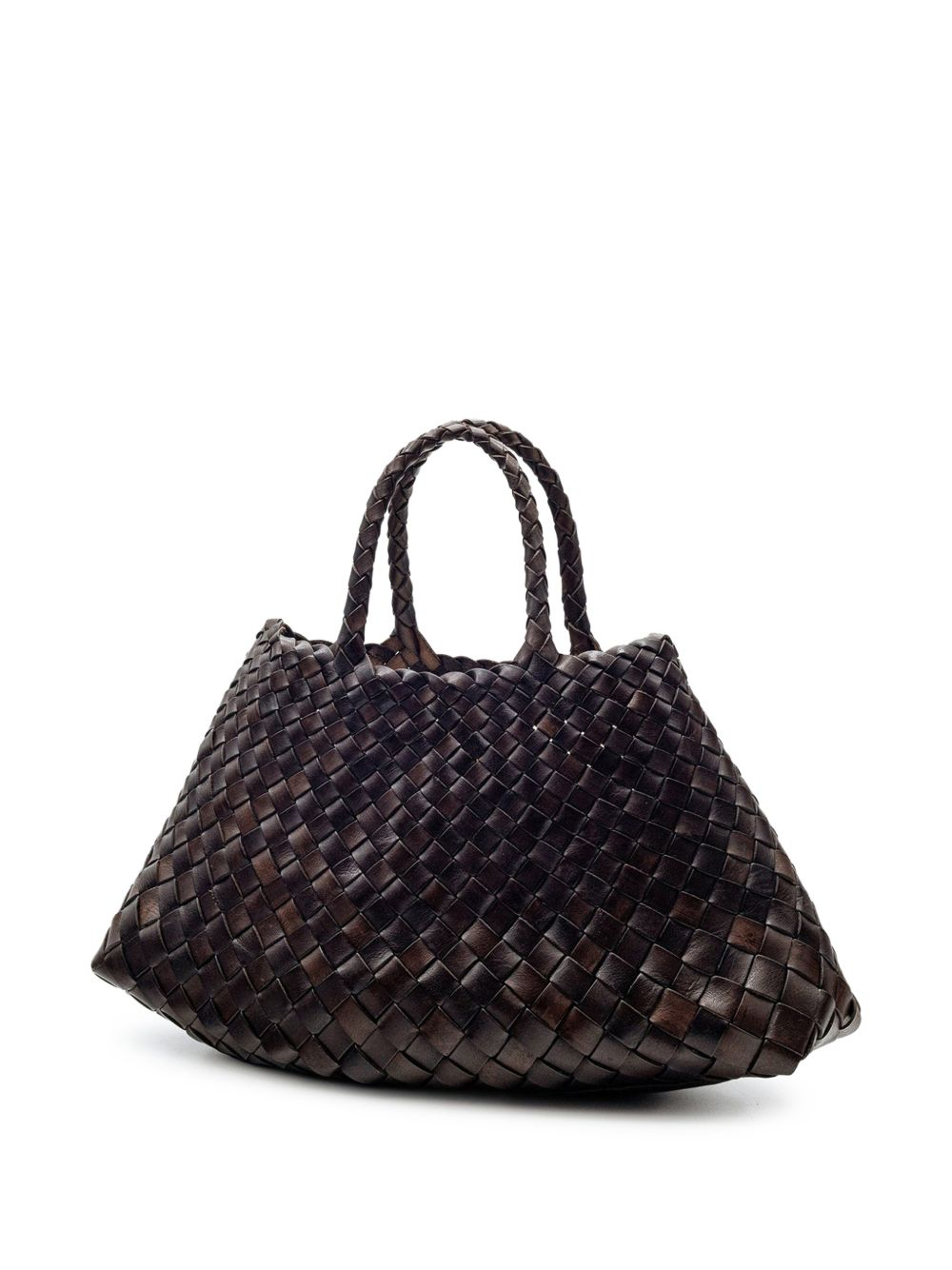 [DRAGON DIFFUSION] Shoulder bag FW26 DGW68893 8893 SANTA CROCE SMALL DKBROWN