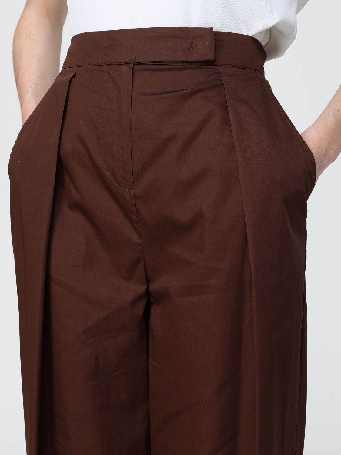 [HANITA] Trousers SS26 HP16254597 EBANO