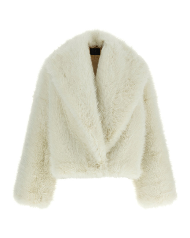[B&B Couture] Fur Jacket FW26 CARRIEJACKETWHITE