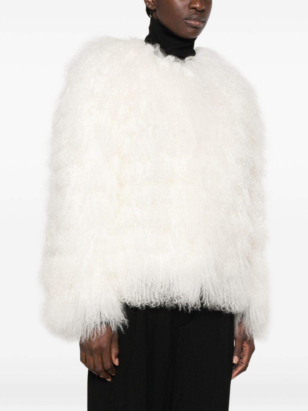 [ERMANNO FIRENZE] Fur Jacket FW26 D49ED050E3AMF333