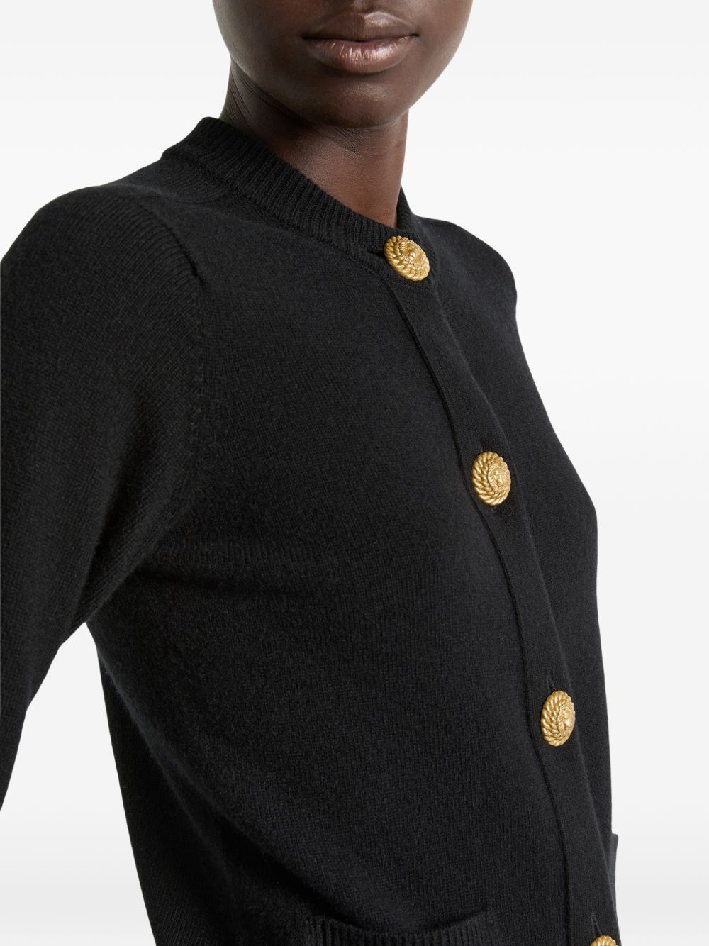 [Balmain] Cardigan FW26 HF1KL917KI870PA