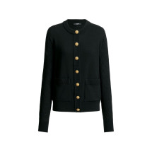 [Balmain] Cardigan FW26 HF1KN085KJ990PA