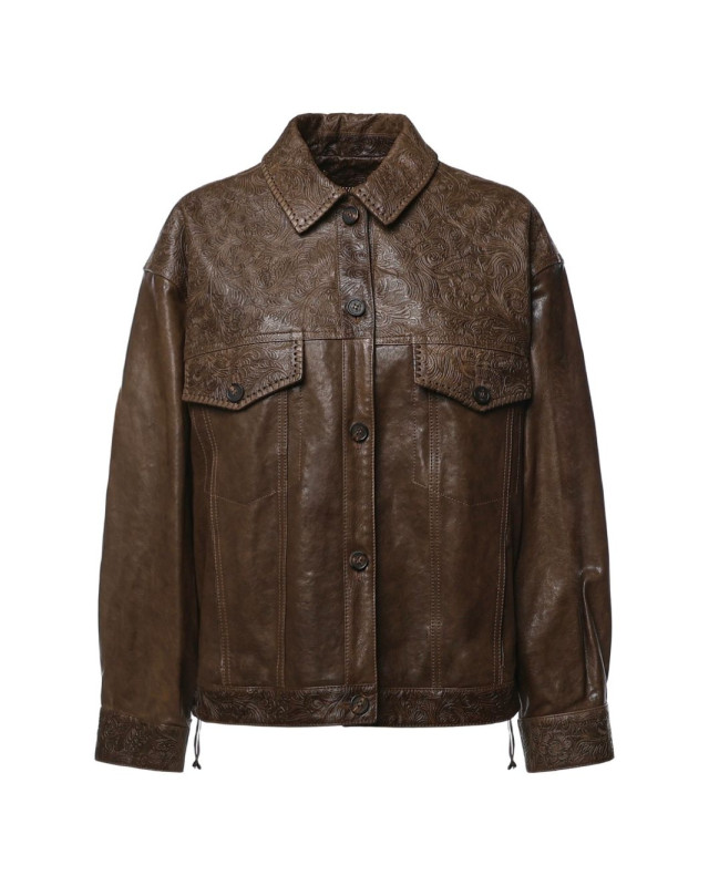 [Golden Goose] Leather Jacket FW26 GWP02789P00266736110