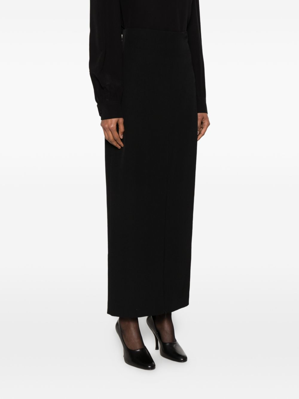 [THE ROW] Midi skirt SS26 11044W3273BLK