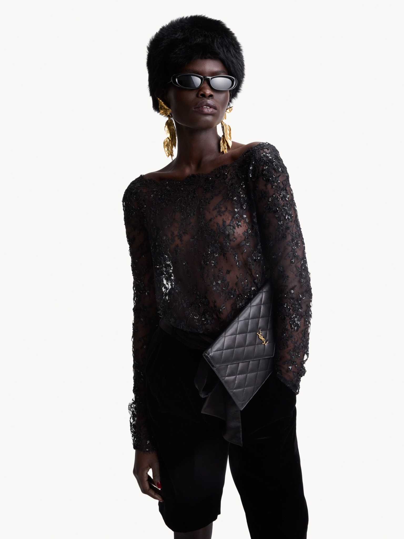 [Saint Laurent] Clutch bag FW26 8695331EL071000