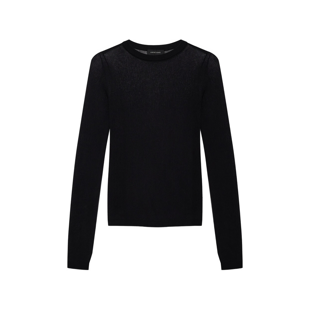 [Anine Bing] Knitwear FW26 A-09-12741  BLK1