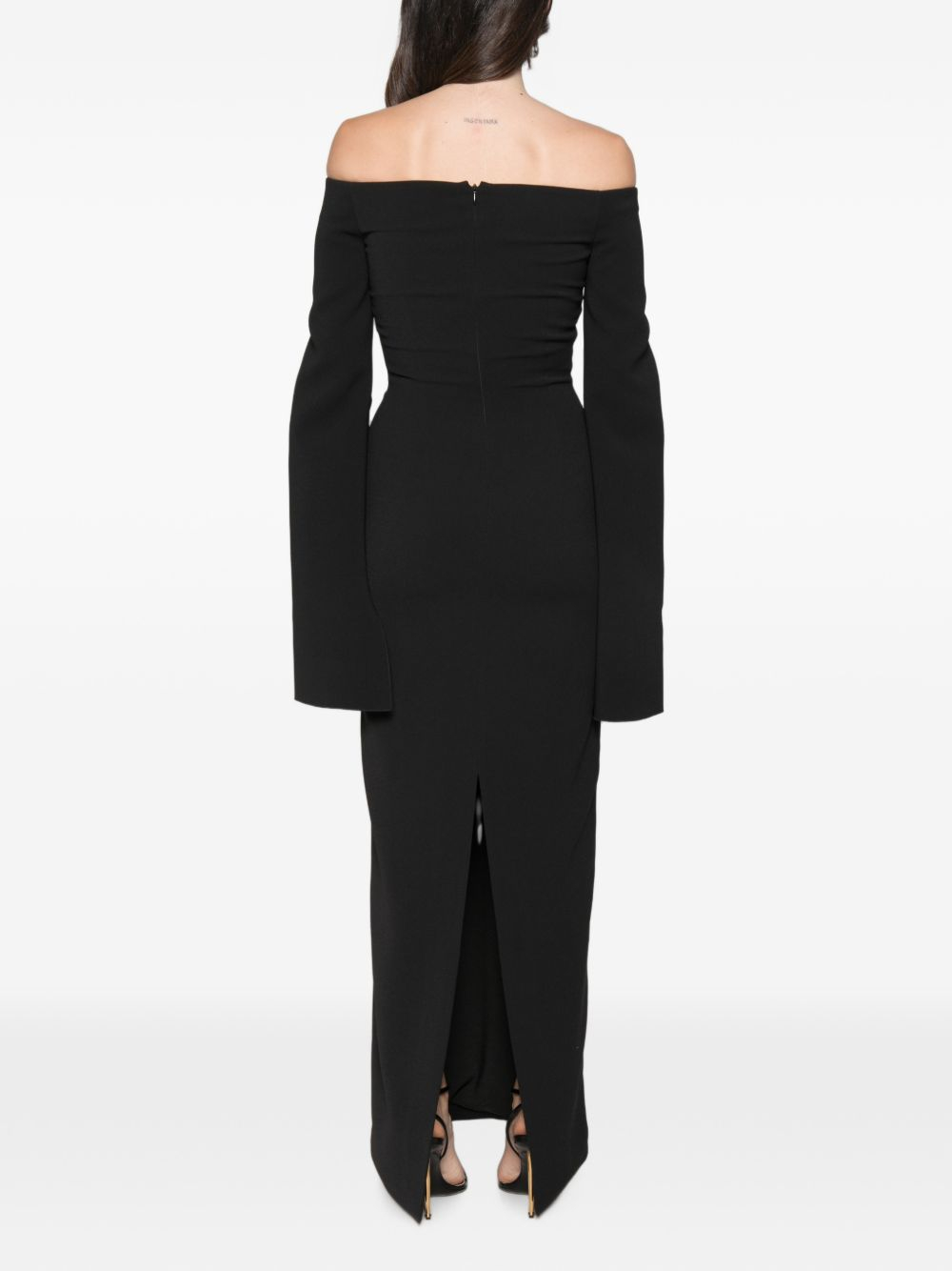 [Solace London] Long sleeve dress FW26 OS49015BLACK