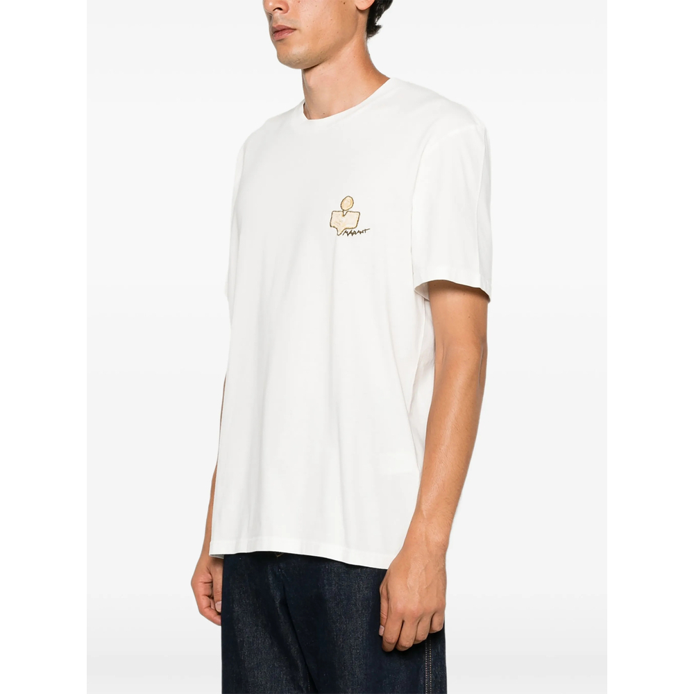 [Isabel Marant] T-shirts Short Sleeve FW26 D3N06H TS0052HE 20WH