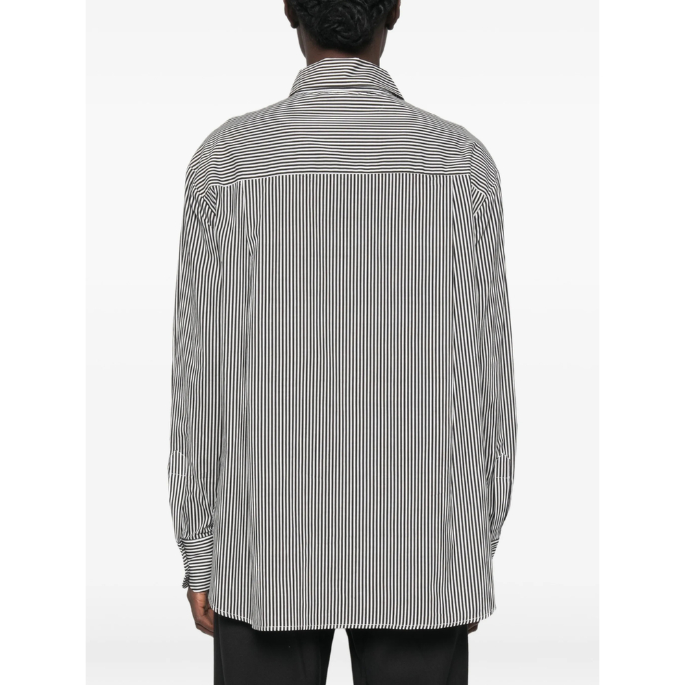 [THE FRANKIE SHOP] Shirts Long Sleeve FW26 PERI COTTON BKWHI
