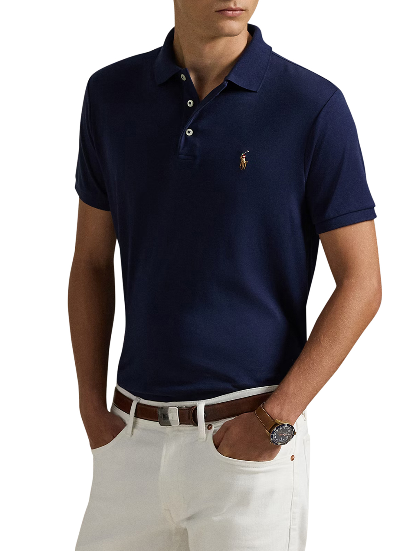 [Polo Ralph Lauren] T-shirts Short Sleeve FW26 7107131300062WC8 NAVY