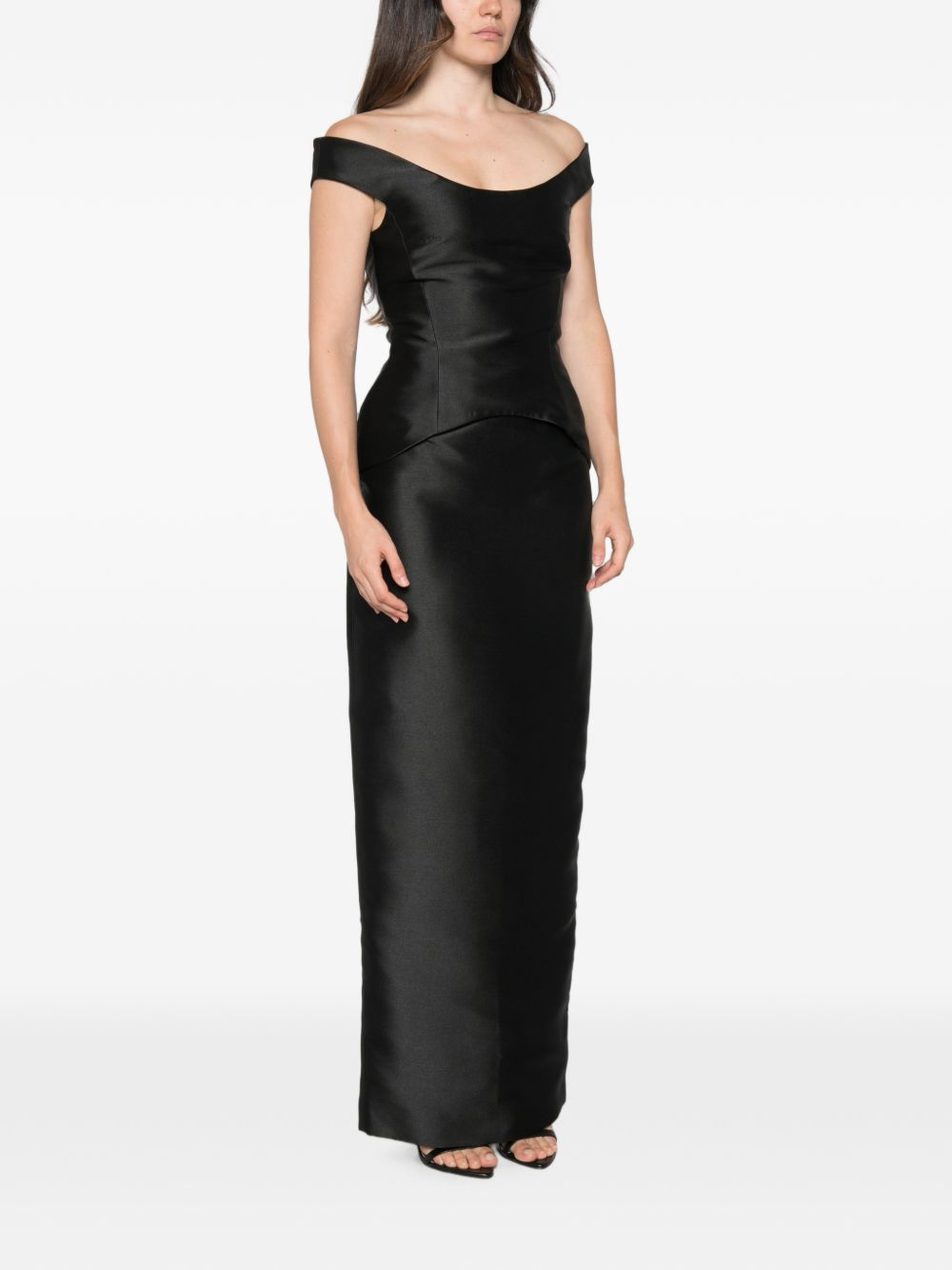[Solace London] Sleeveless dress FW26 OS49024BLACK