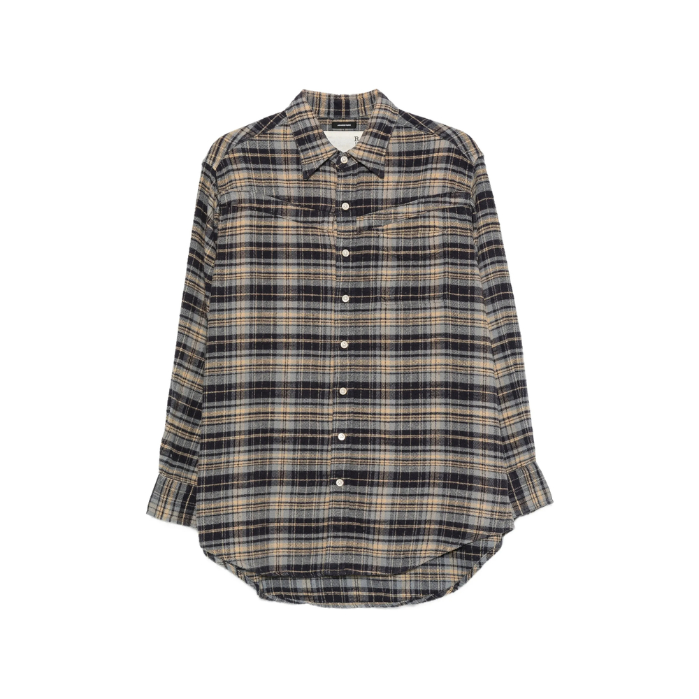 [R13] Shirts Long Sleeve FW26 R13WR686 R857B BLUE