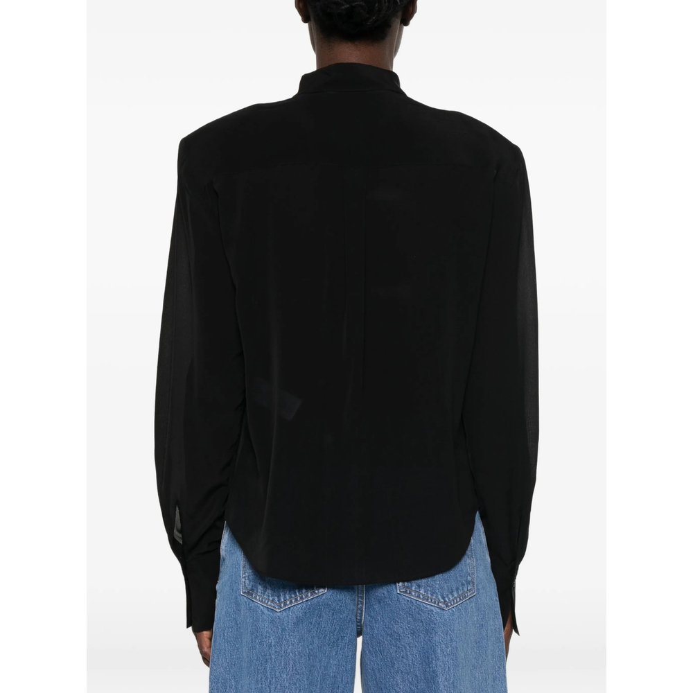 [Iro] Shirts Long Sleeve FW26 FOXIE WP18 BLA01