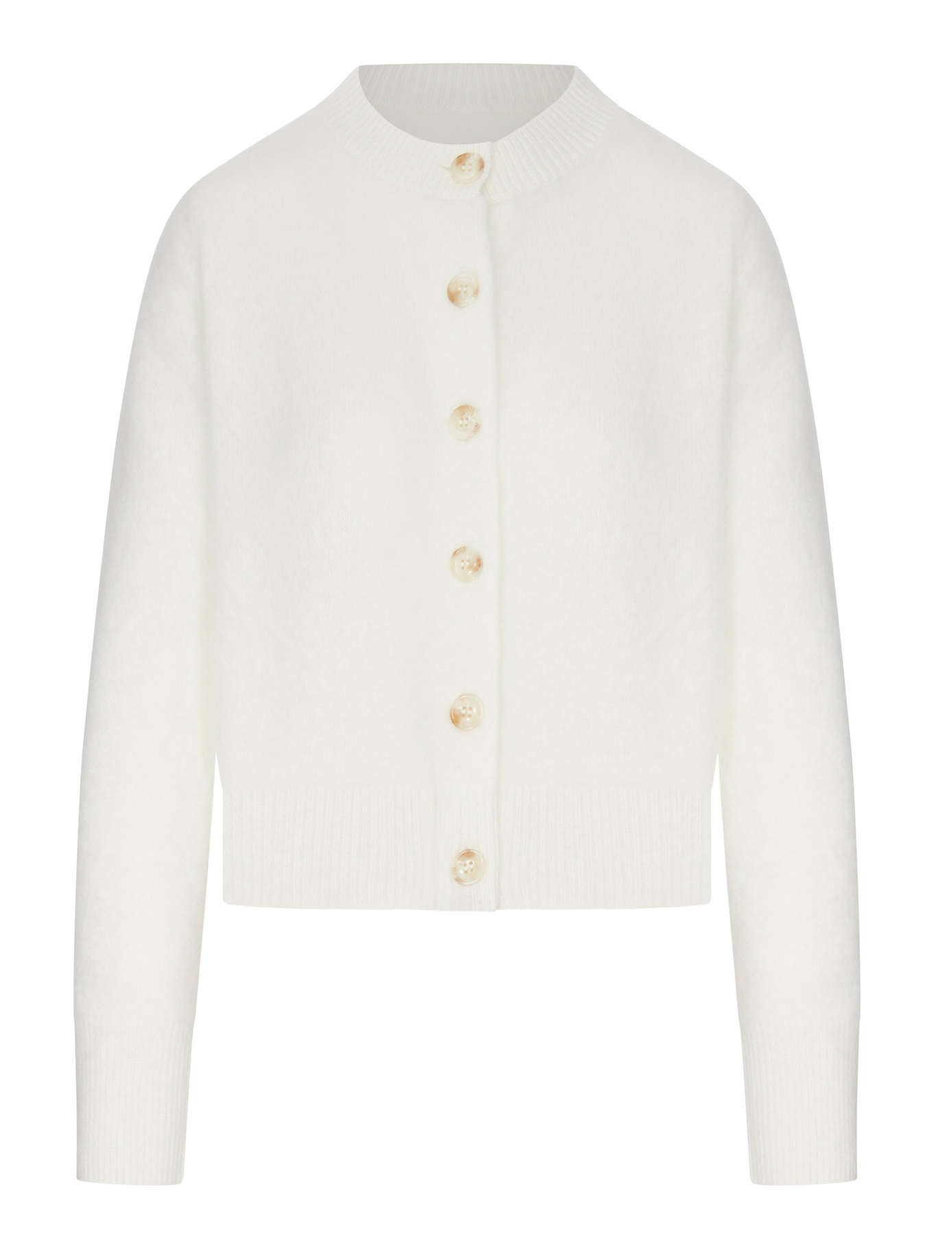 [Lisa Yang] Cardigan FW26 2025400CZ CREAM BRUSHED