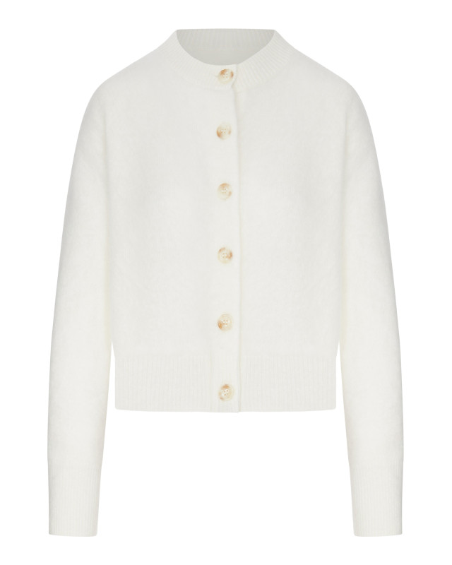 [Lisa Yang] Cardigan FW26 2025400CZ CREAM BRUSHED