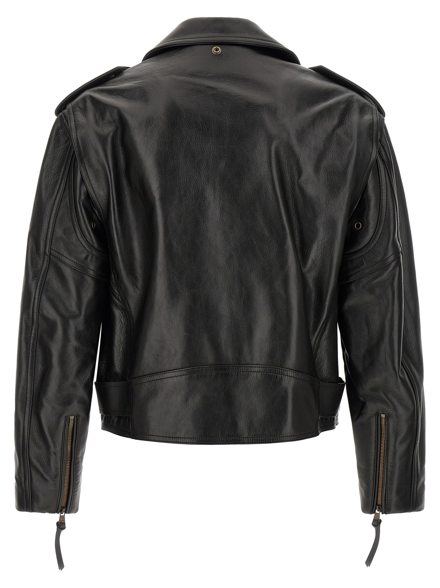 [Balmain] Leather Jacket FW26 HH1TD580LE430PA
