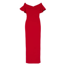 [Solace London] Short sleeve dress FW26 OS46003SCARLET