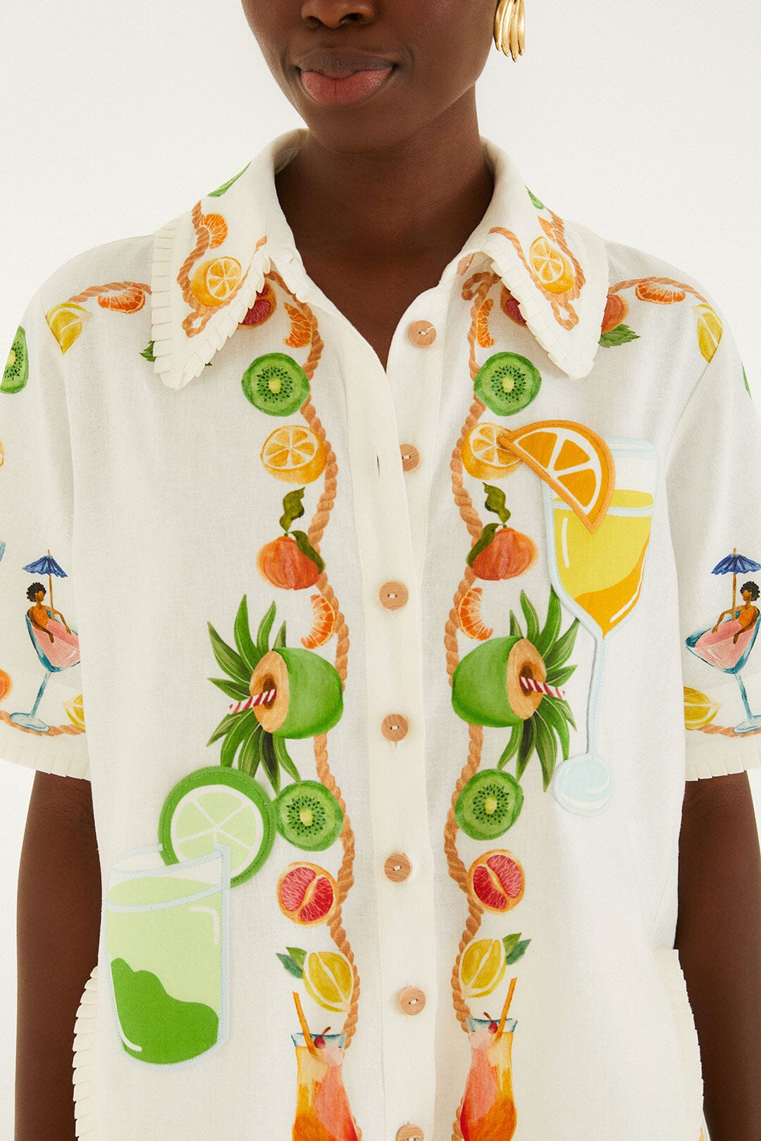 [Farm Rio] Shirts Short Sleeve FW26 35554425195