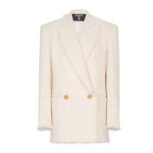 [Balmain] Tweed jacket SS26 GF0SI661XL96-0FA