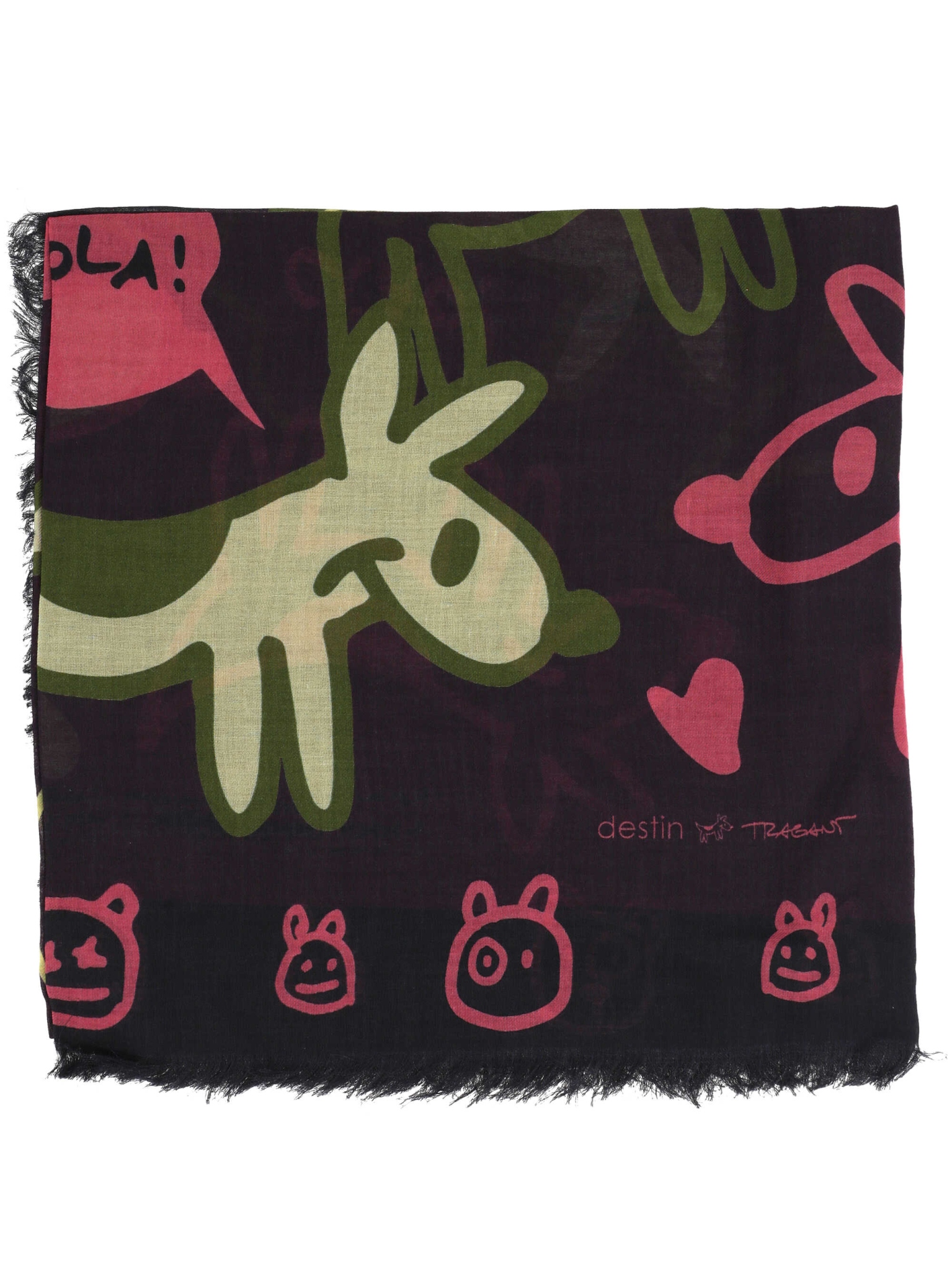 [Destin] Scarf FW26 DTALVQUALOPPLUM