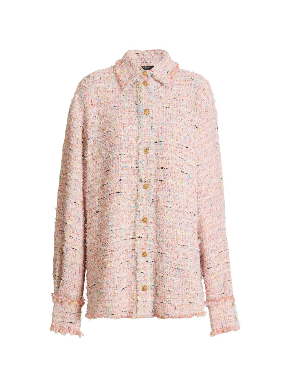 [Balmain] Shirts Long Sleeve FW26 HF1HD005XM17AAA