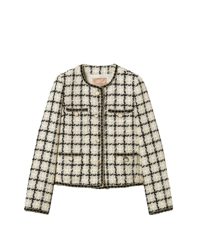 [Twin - set] Tweed jacket FW26 262TP275213859