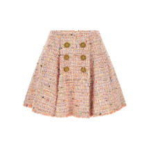 [Balmain] Mini skirt FW26 HF1LA680XM17AAA