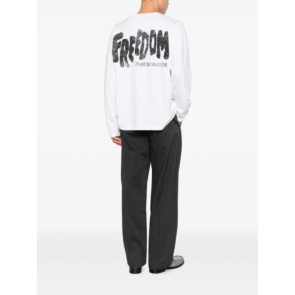 [7 FOR ALL MANKIND] T-shirts Long Sleeve FW26 7MEO0G54 GRAPHIC 3VG