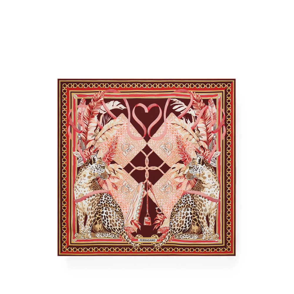 [Ferragamo] Scarf FW26 310241 0796909 BORDE