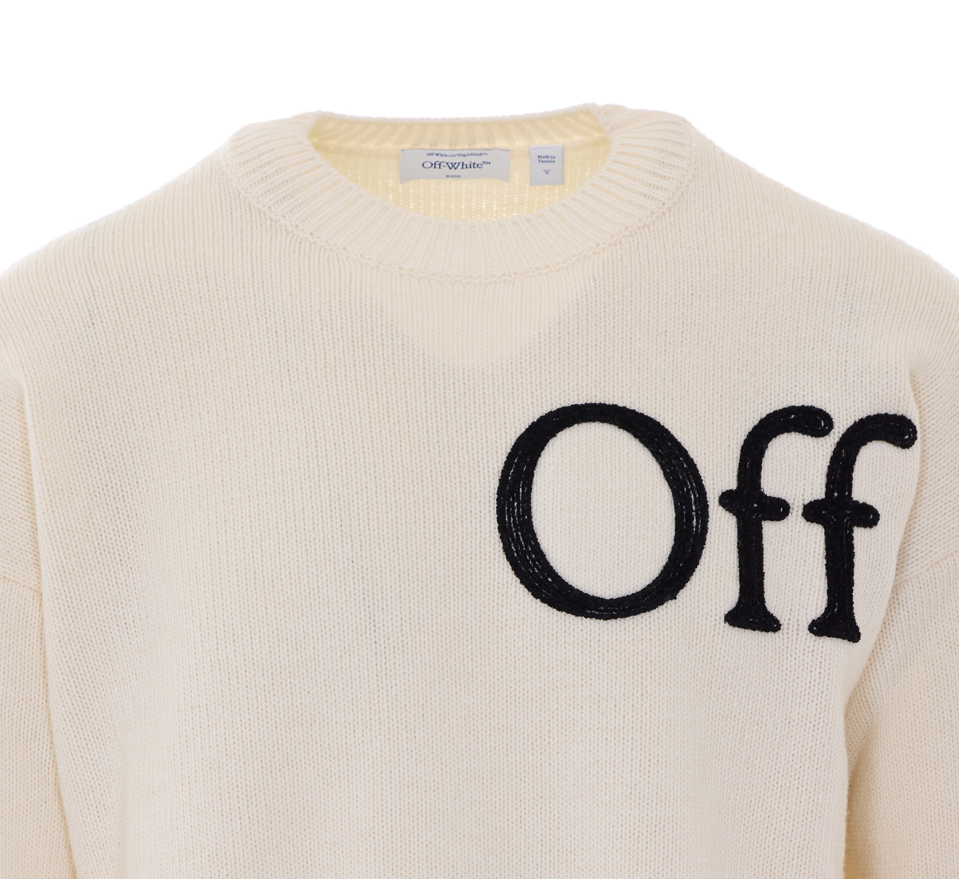 [Off White] Knitwear FW26 OMHE20QF26KNI001110