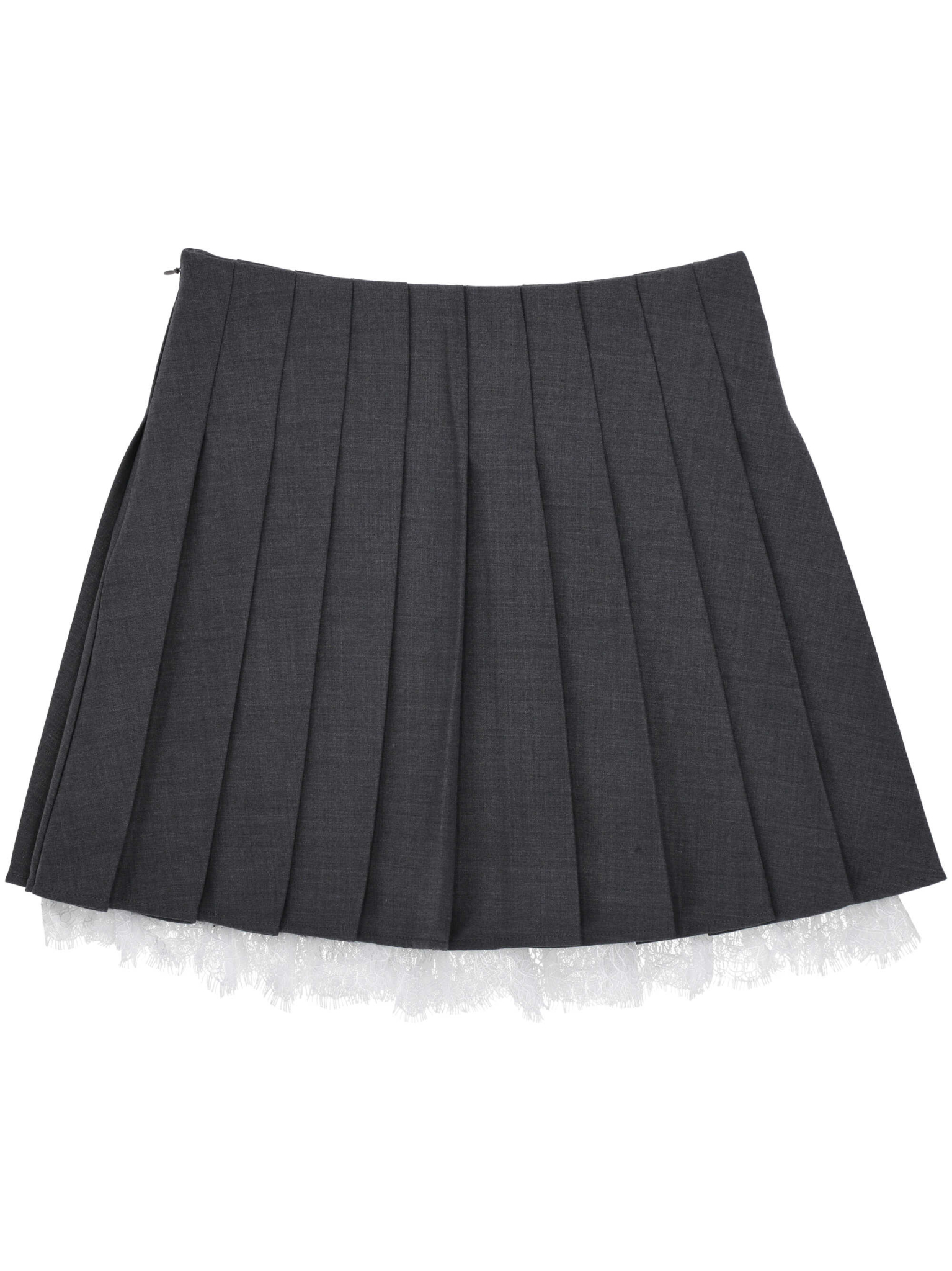 [Self - portrait] Mini skirt FW26 PF26-006SKGRGREY