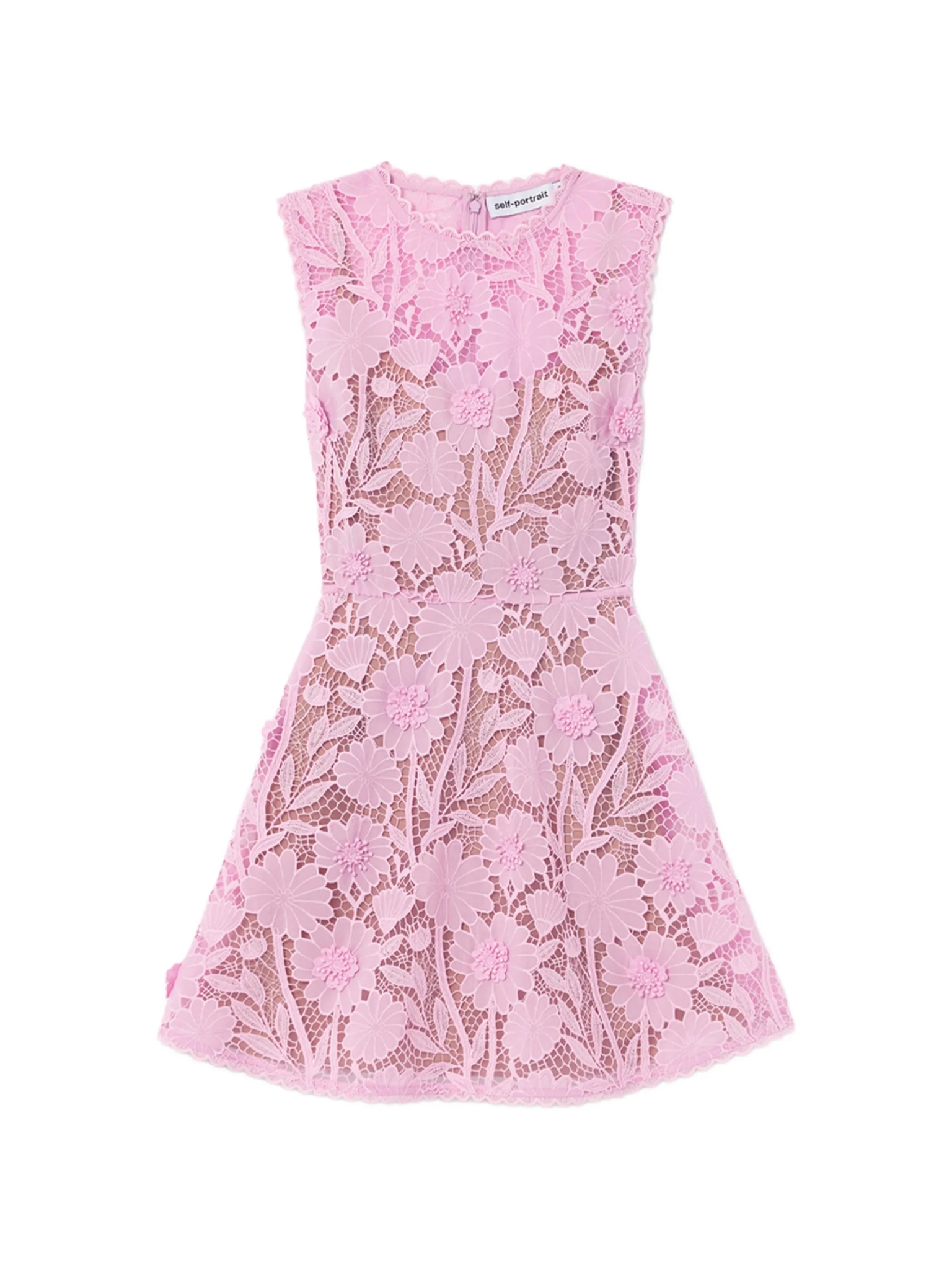 [Self - portrait] Sleeveless dress FW26 PF26-109SPPINK