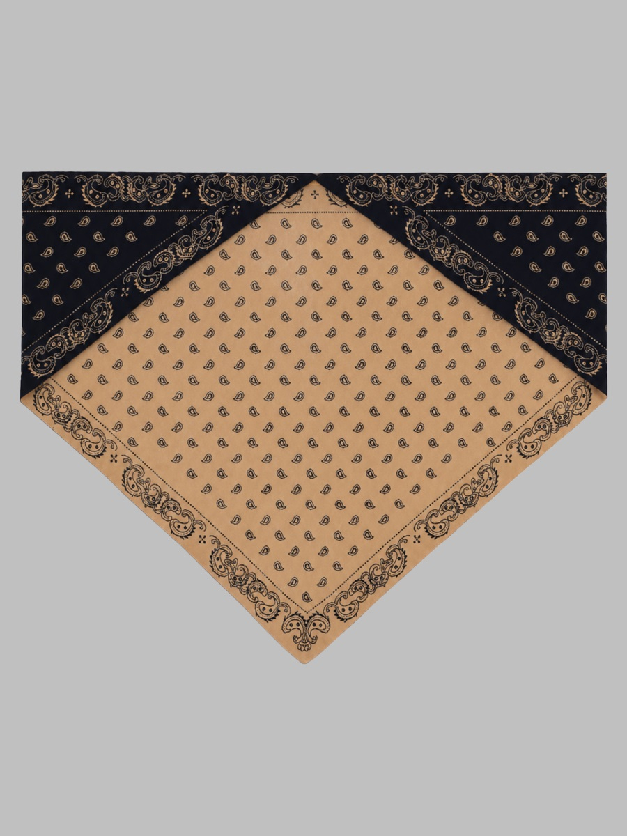 [GUEST IN RESIDENCE] Scarf FW26 A28334AF_NAVY/CAMEL
