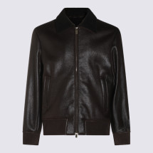 [SALVATORE SANTORO] Leather Jacket FW26 51694DIESDARK BROWN