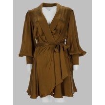 [Zimmermann] Long sleeve dress FW26 8067DF26R_KHA